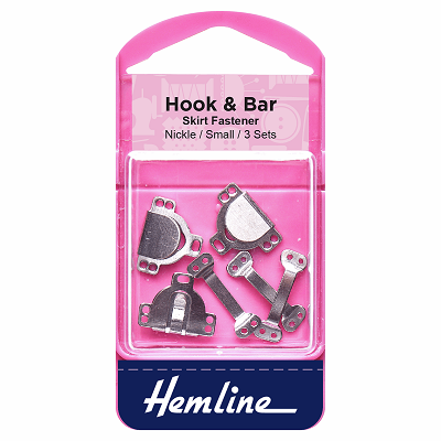 H430.S Hook and Bar: Nickel - Small.. 